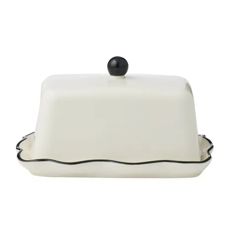 Winslow Cer Butter Dish 20x11x9cm by Coast to Coast