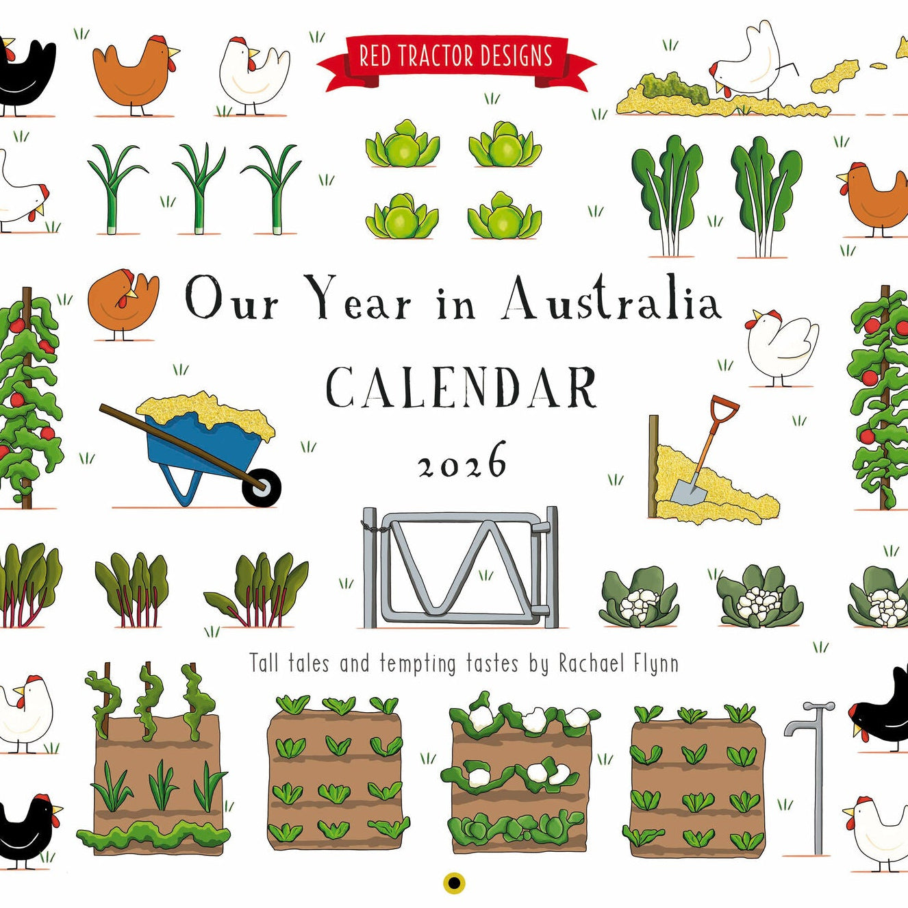 Our year in Australia 2026 Calendar by red Tractor Designs