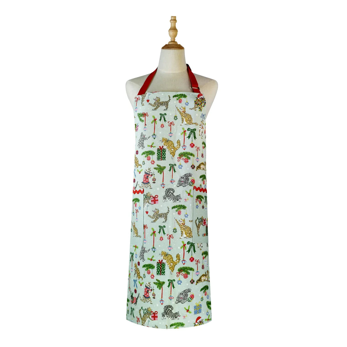 Ulster Weavers Christmas Cats Apron Multi-Coloured by Isalbi