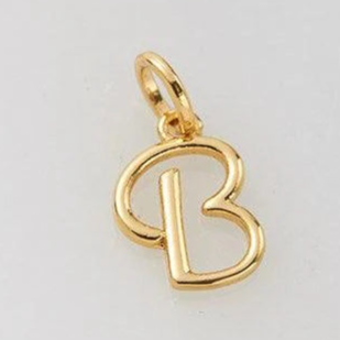 Letter B Charm by Zafino - Gold