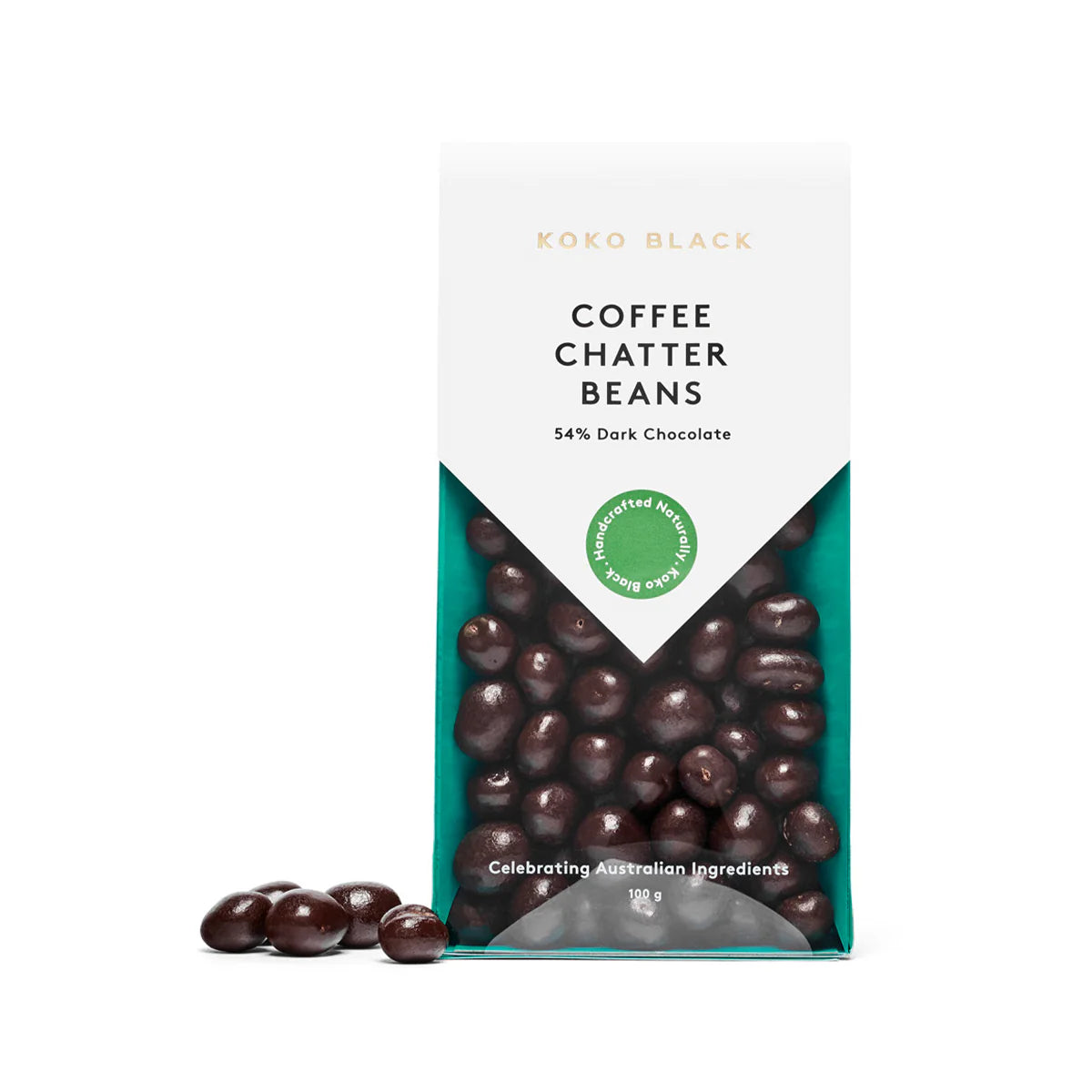 Coffee Chatter Beans dark 100g by Koko Black