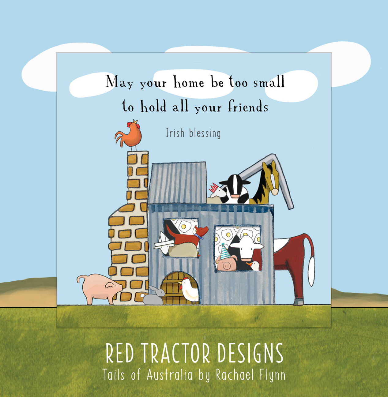 Party @ Chook's House by Red Tractor Designs