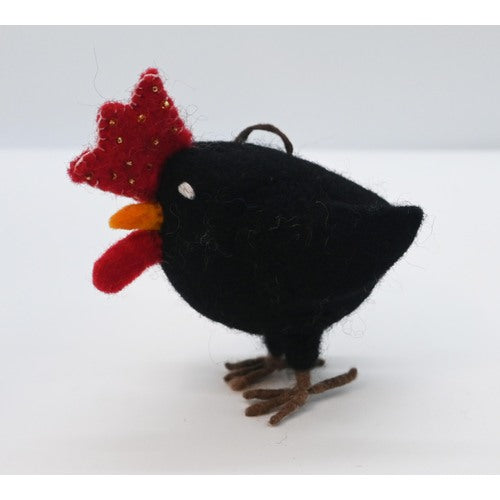 Black Chook (We 3 Kings) Christmas ornament by red Tractor Designs