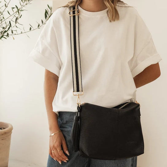Daisy Stripe Crossbody Bag by Louenhide