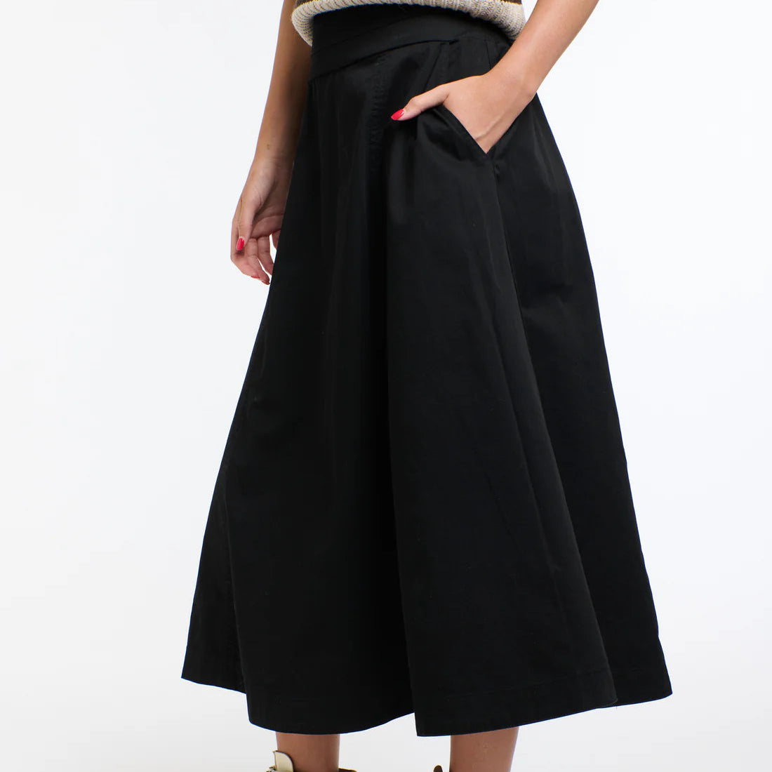 Dakota PU Skirt by 365 Days - black