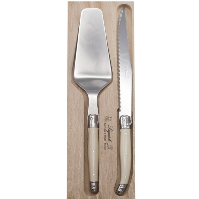 Debutant cake server knife set Andre Verdier - Ivory