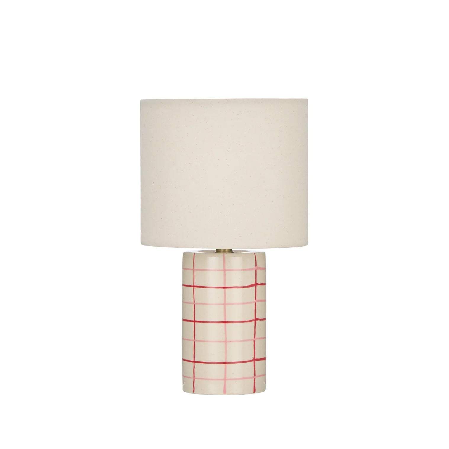 Emporium Zadie Table Lamp Ivory & Red by iSALBI