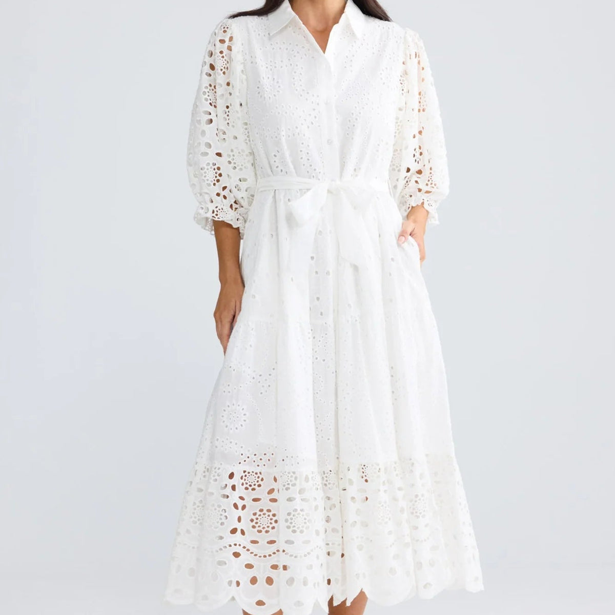 Donnie dress by Brave & True - White