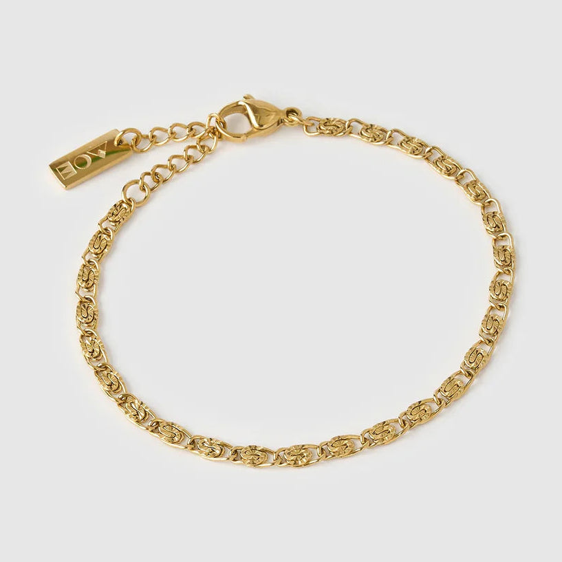 Dragon Gold Chain Bracelet by Arms of Eve