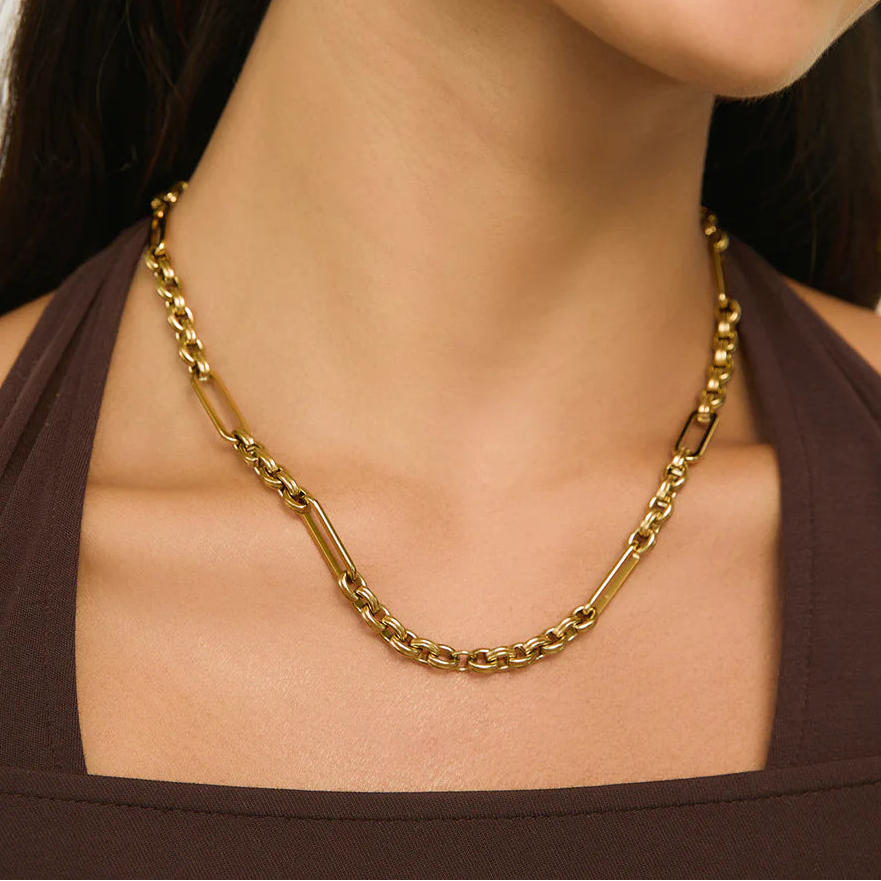 Dutchess Gold Necklace by Arms of Eve