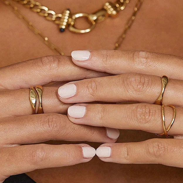 Dune Gold Ring by Arms of Eve