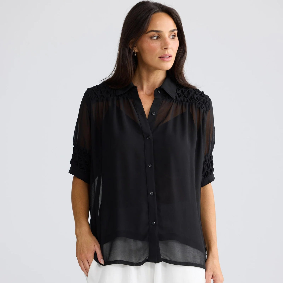 Dede shirt by Brave & True - black