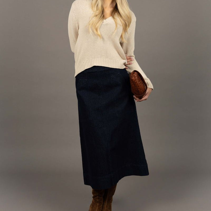 Edit denim skirt by Humidity