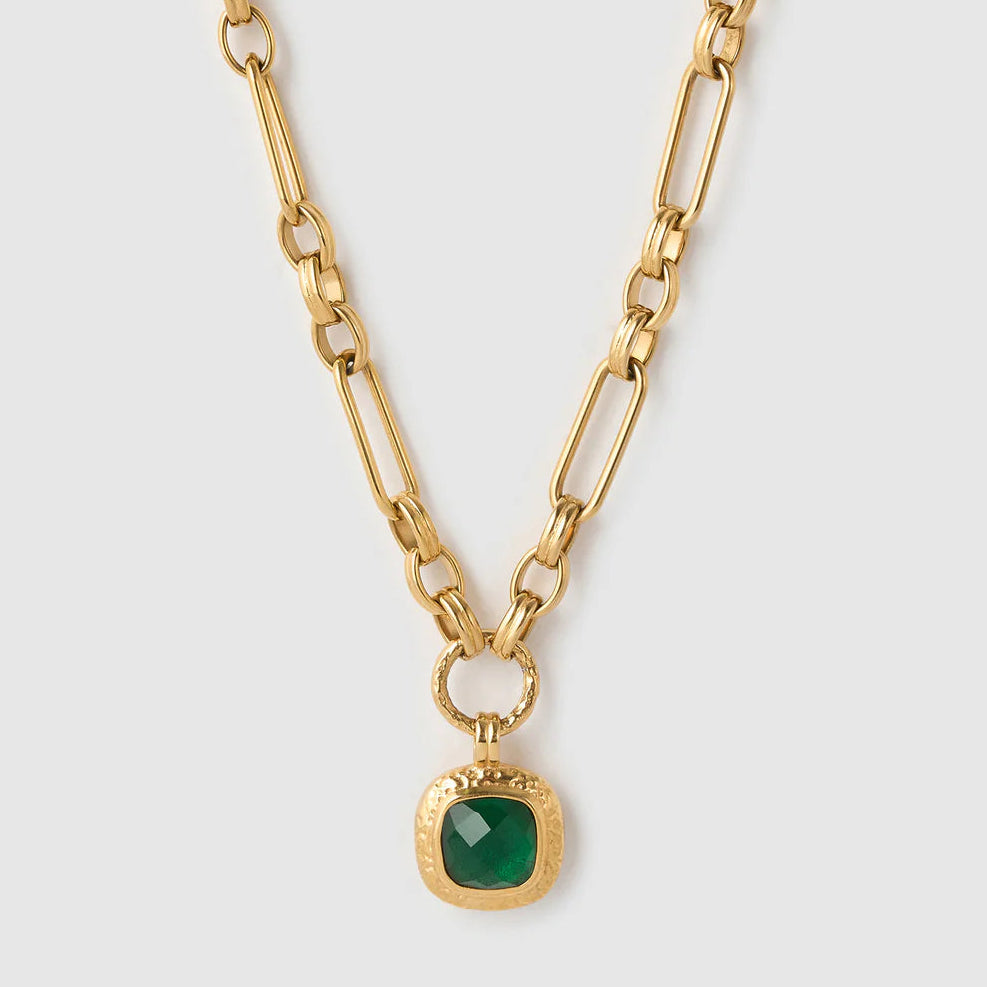 Mason Necklace - Emerald by Arms of Eve