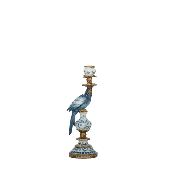 Polly Parrot Candleholder by Coast to Coast - Blue