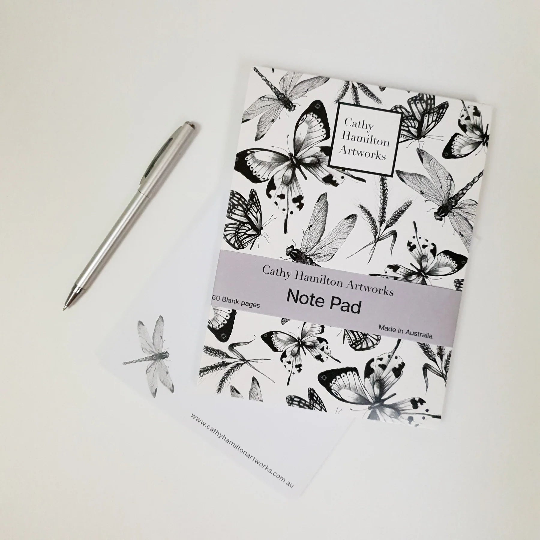 In the Fields A6 Notepad by Cathy Hamilton Artworks