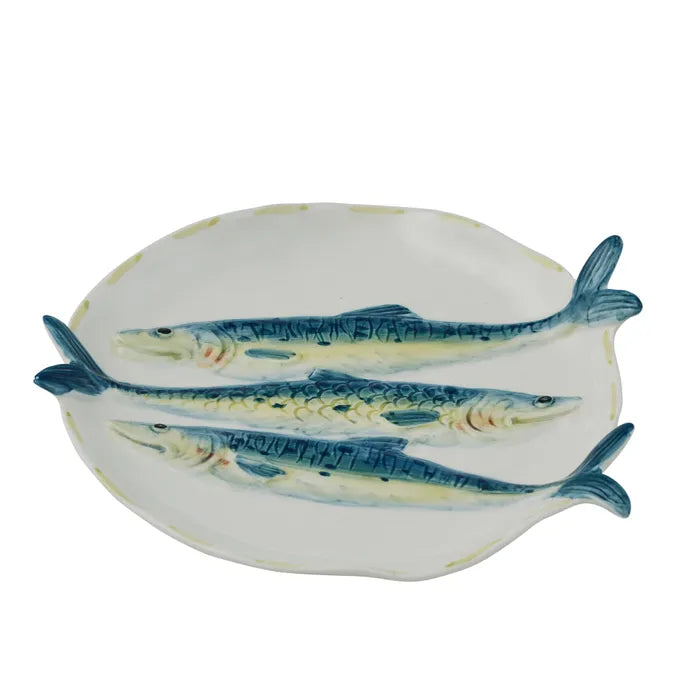 Azur Round Ceramic Plate 20x18.5x4cm by Coast to Coast