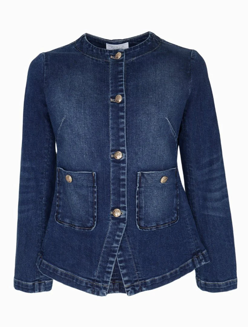 Florence Denim Jacket by Zjoosh - Indigo