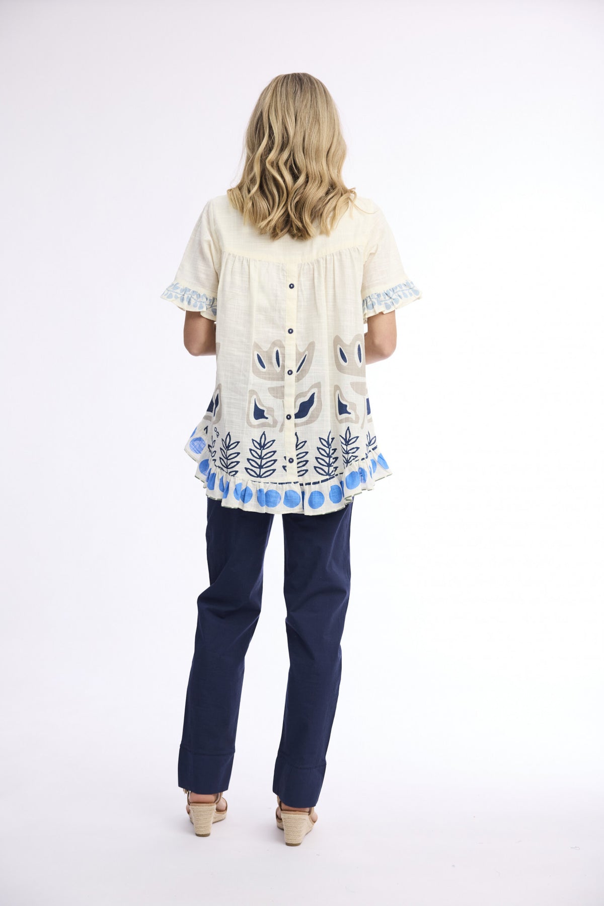 Liberte White Top Frill by Orientique