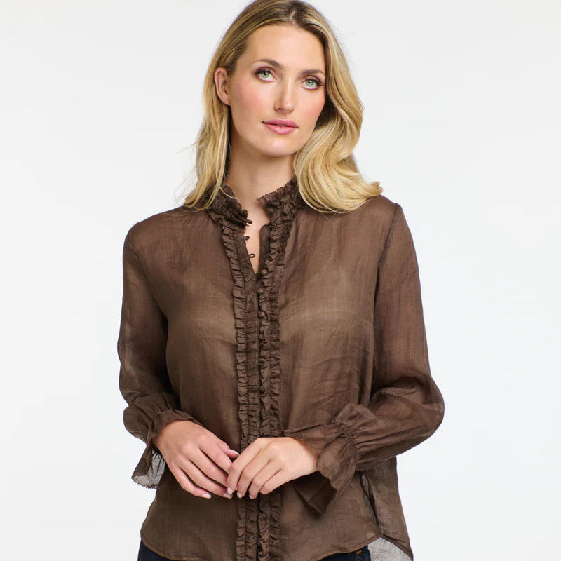 Vanessa frill shirt by 365 Days