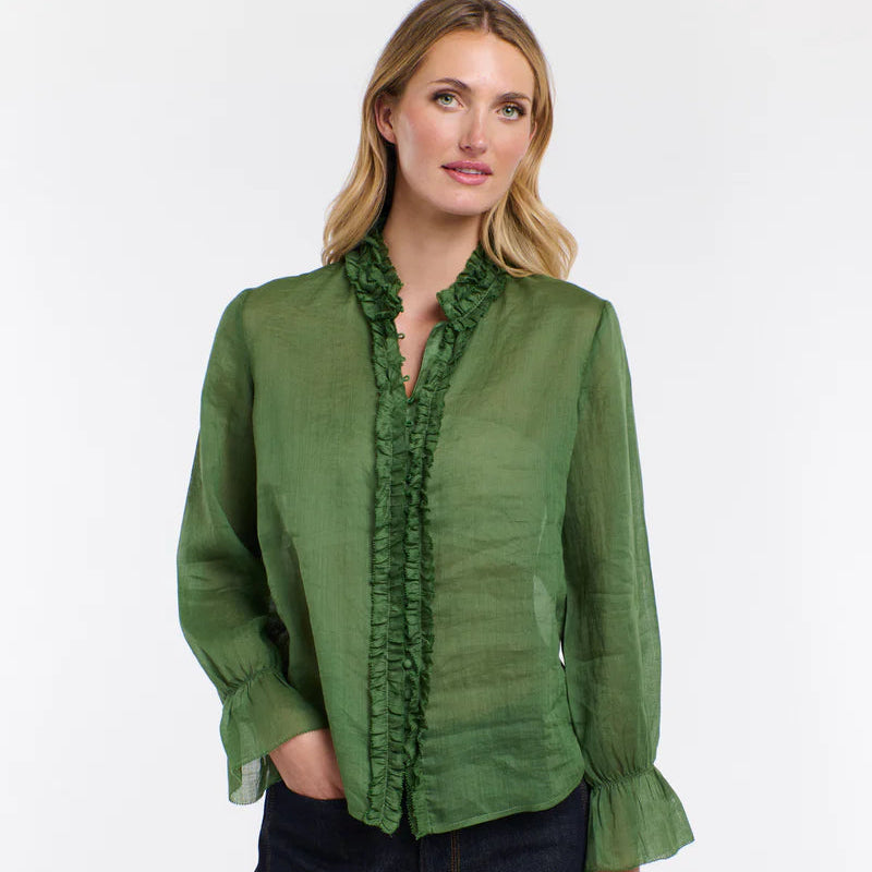 Vanessa frill shirt by 365 Days