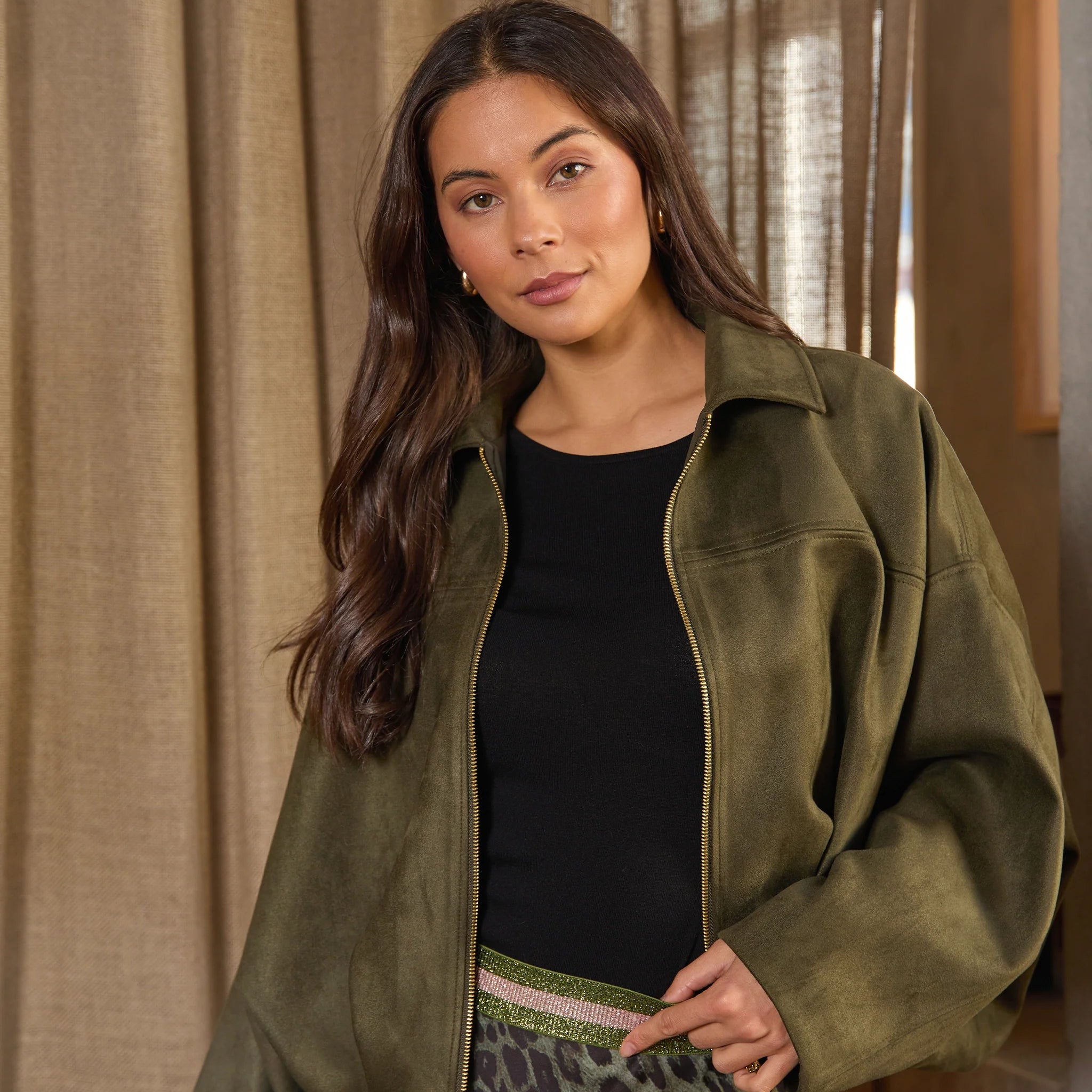 Gerri Jacket by Stella + Gemma - kale