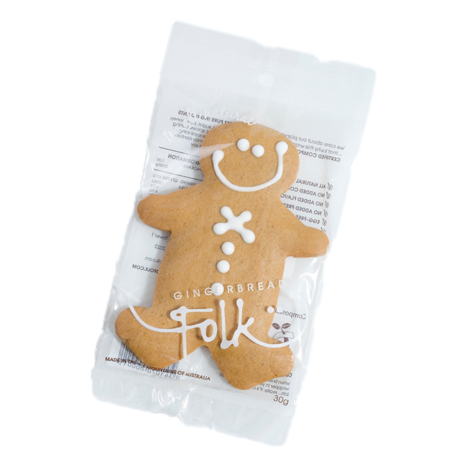 Gingerbread Folk Gingerbread Man 30g by Gourmet & Lifestyle Brands