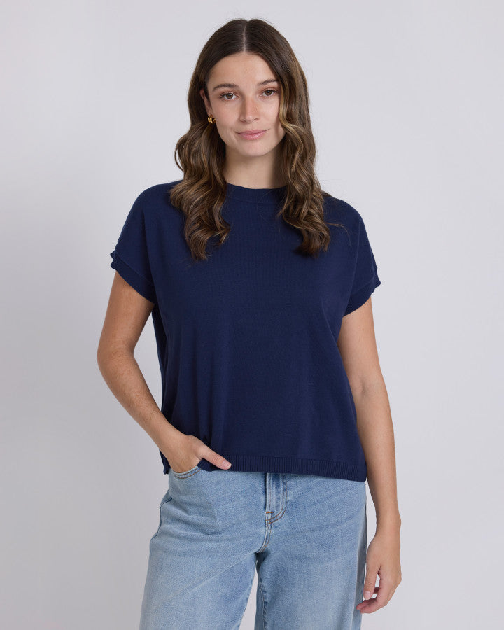 Gwen Tee by Stella + Gemma - Navy