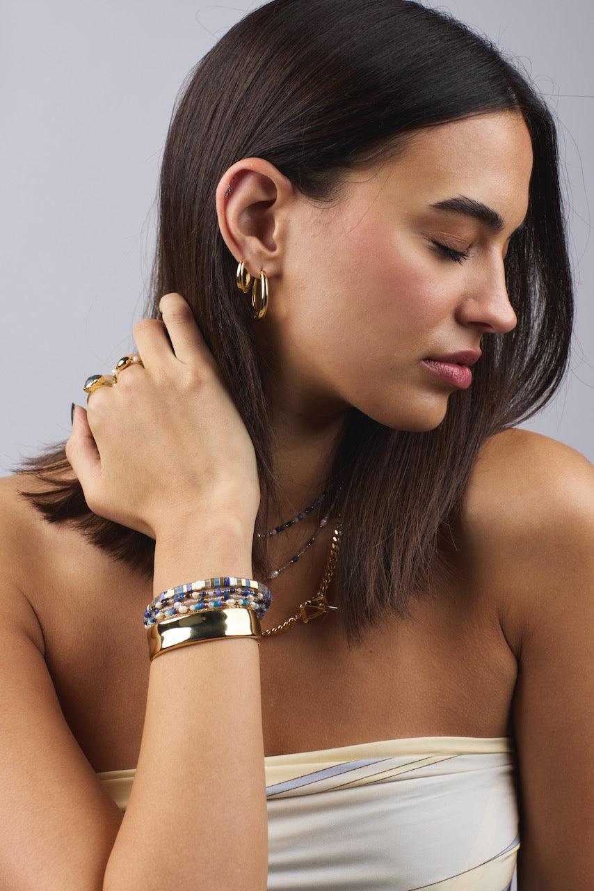 Harlow Bracelet by Zafino- Navy