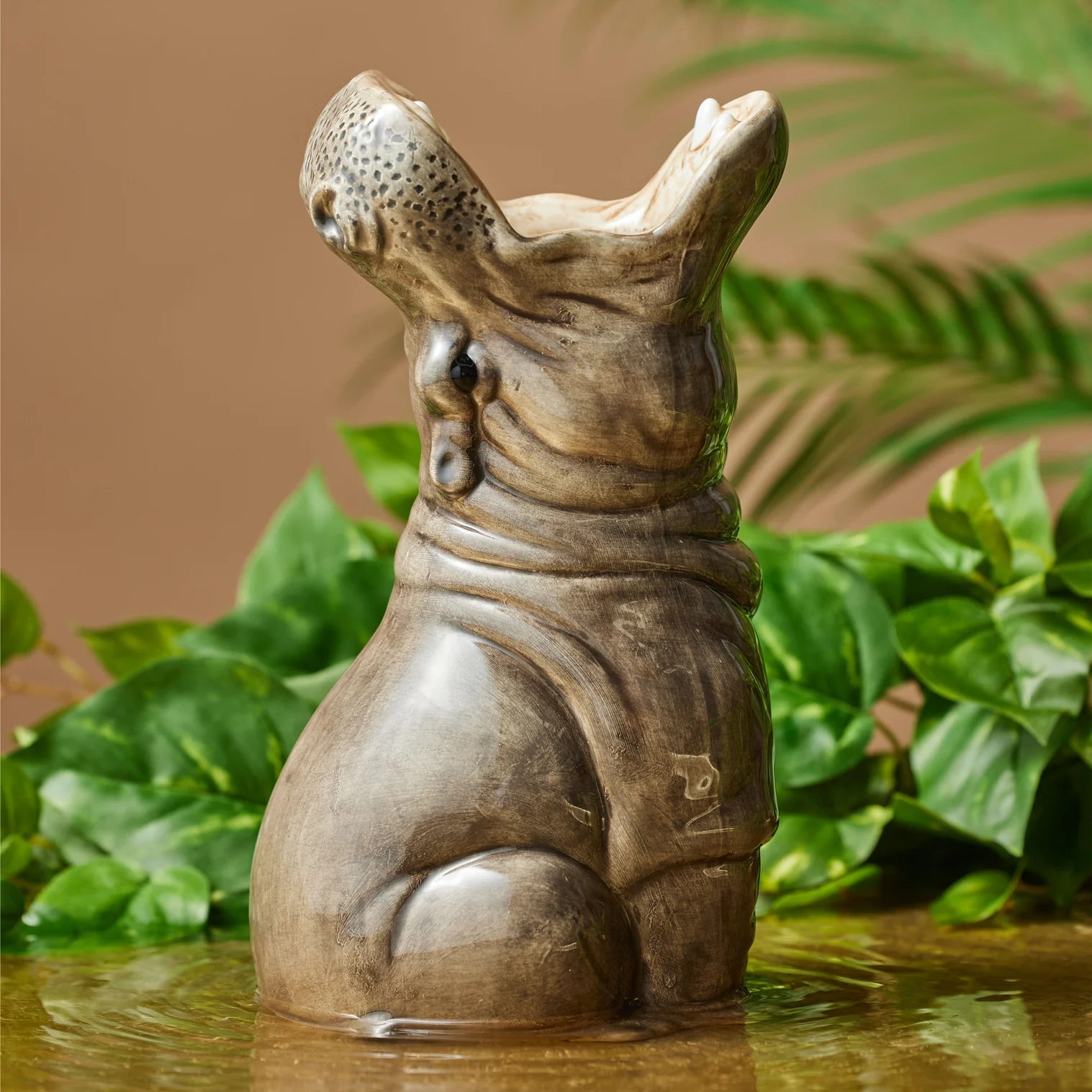 Emporium Harry Hippo Vase Multi-Coloured by Isalbi