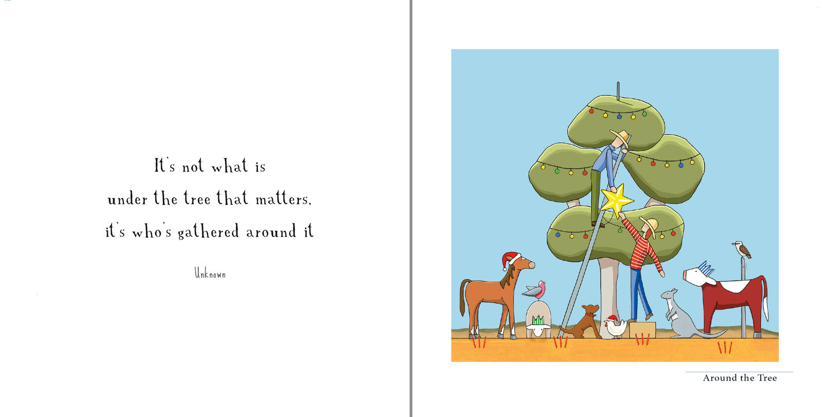 Never Lose Hope by Red Tractor Designs - Hardcover Book