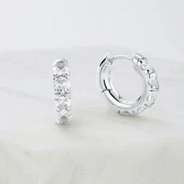 Hope hoop earring by Zafino