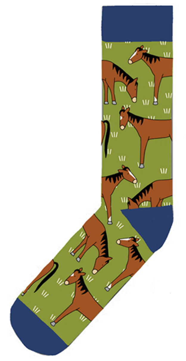 Socks by Red Tractor Designs - Horses