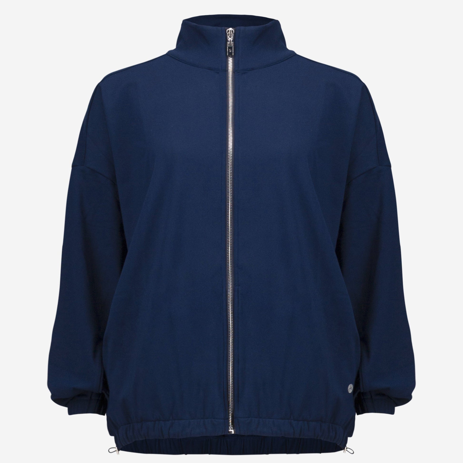 Stretch Nylon Boxy Mock Neck Outdoor Jacket by Joseph Ribkoff