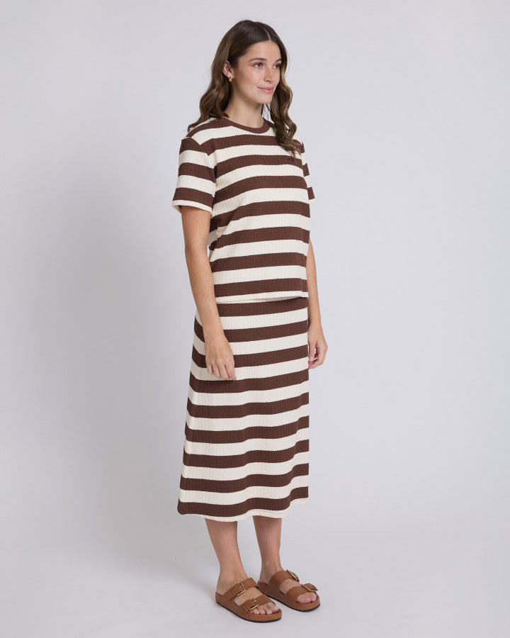 Jean Top by Stella + Gemma - Choco Stripe