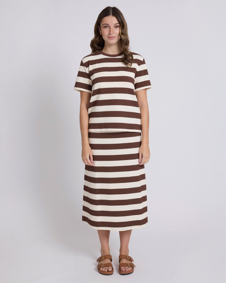 Jean Top by Stella + Gemma - Choco Stripe