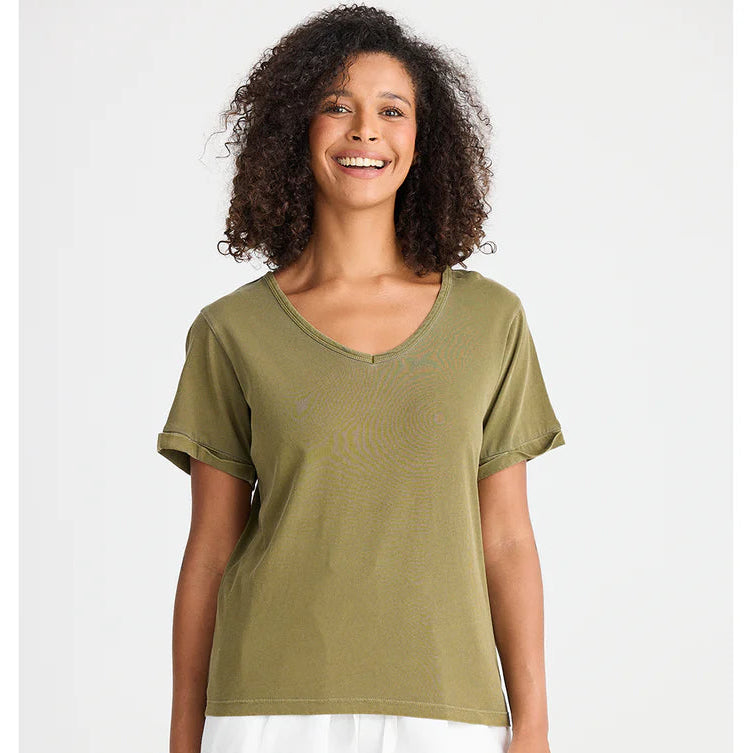 Kasai Tee by The Shanty - Olive