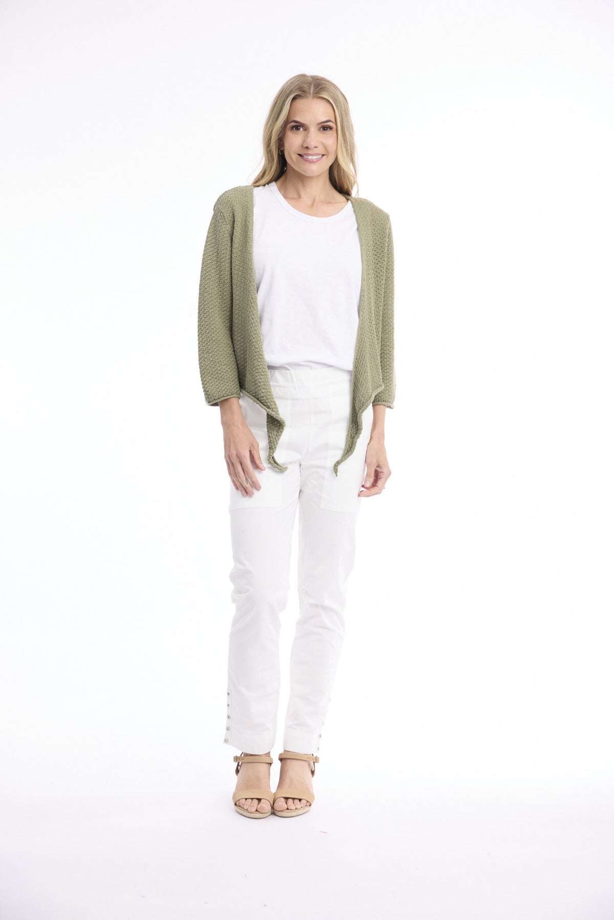 Knit Tie Shrug by Orientique