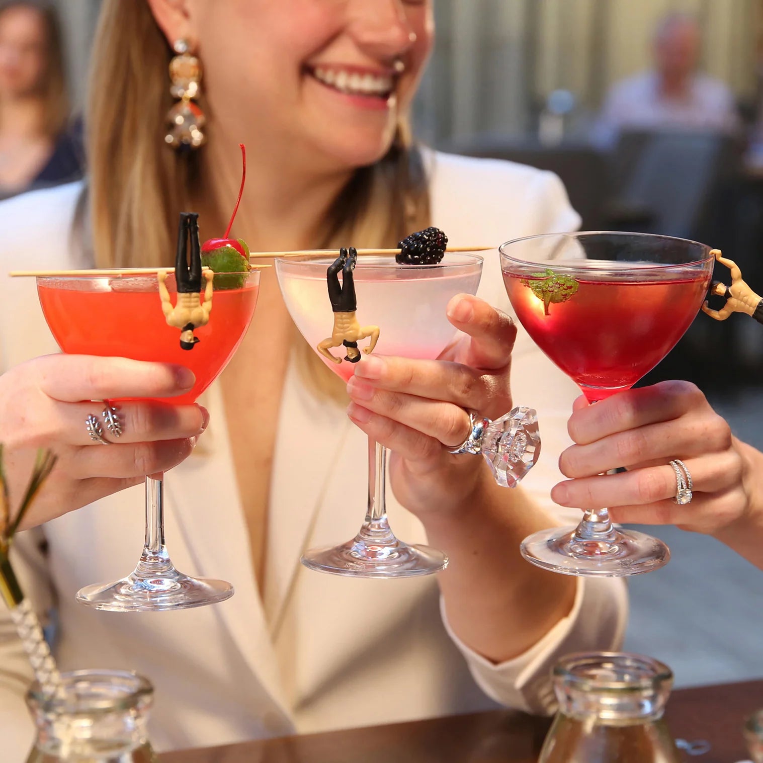 NPW Ladies Night Drink Markers 4pcs Set by Isalbi