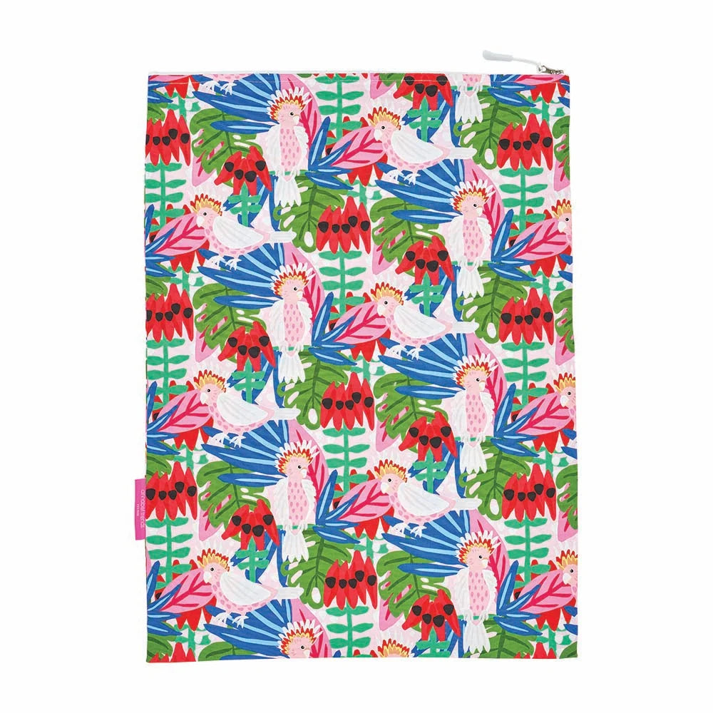 Laundry bag by Annabel Trends - Pink Cockatoo