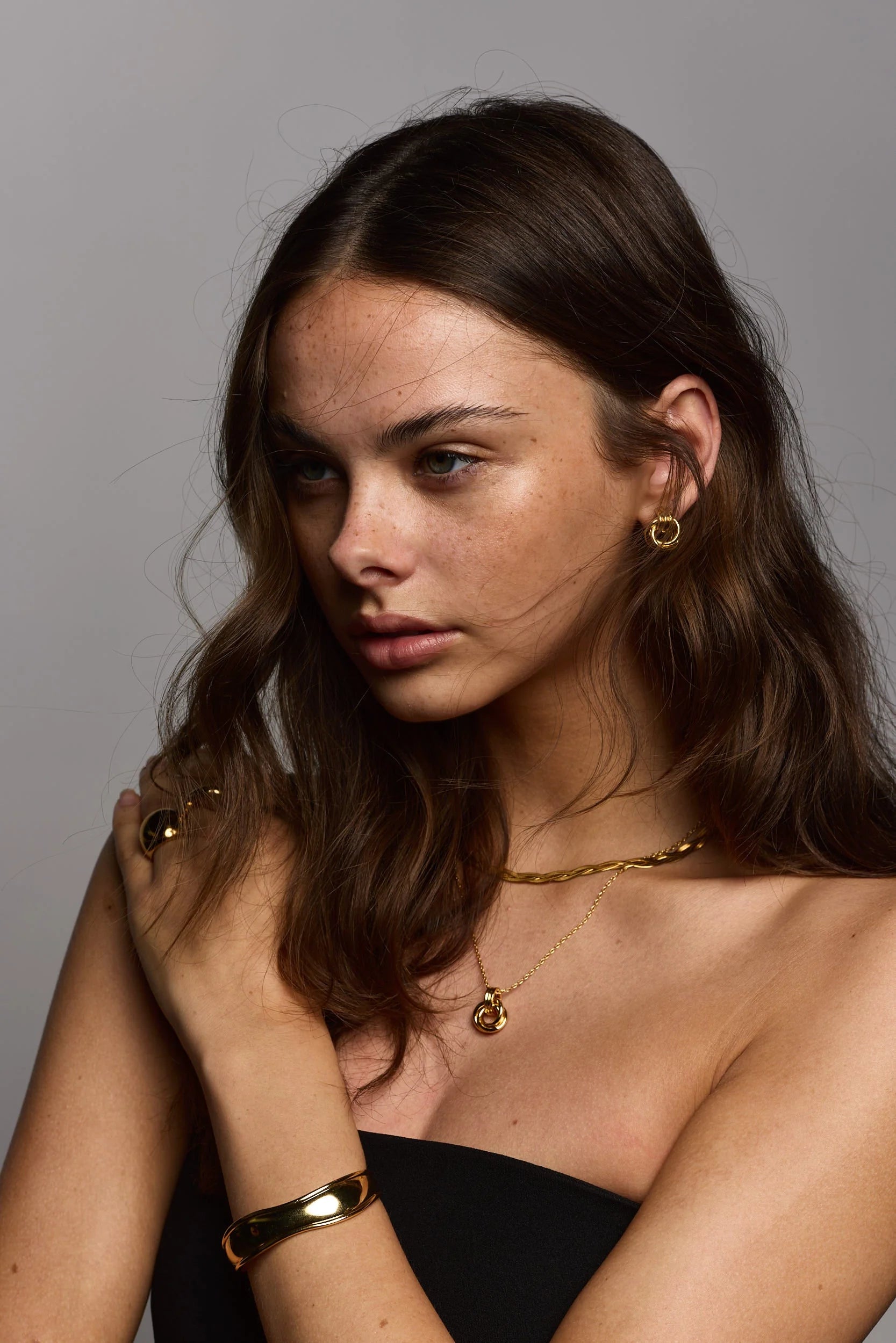 Lauren bangle by Zafino- Silver