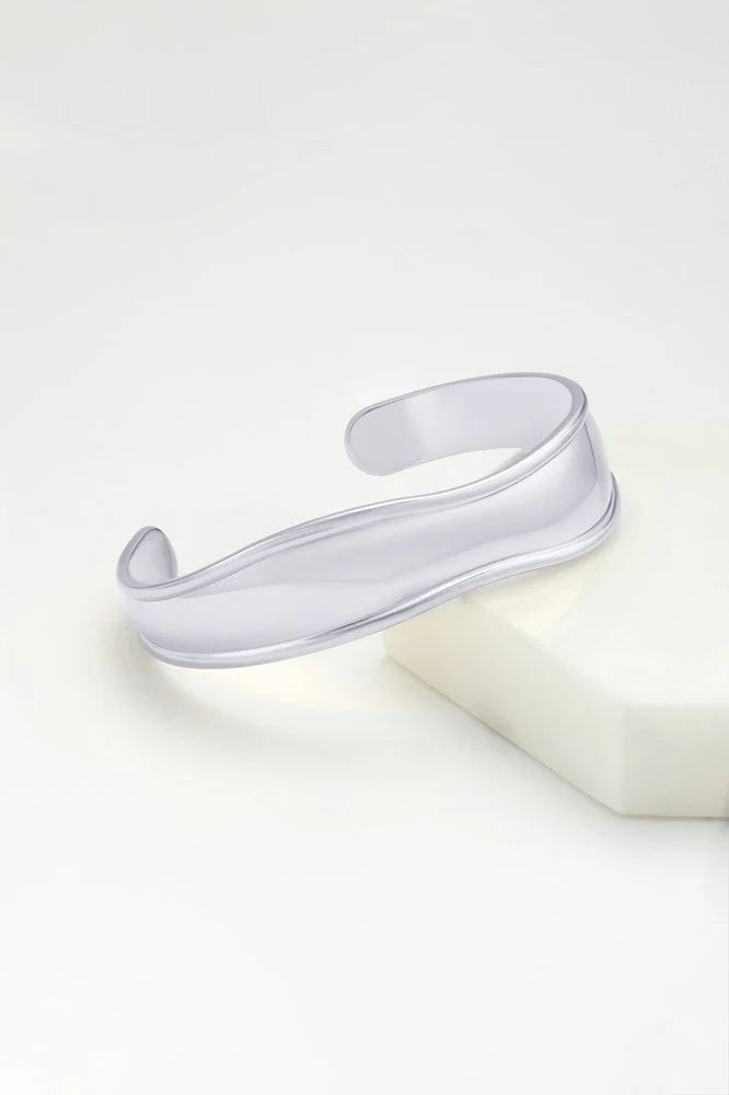 Lauren bangle by Zafino- Silver