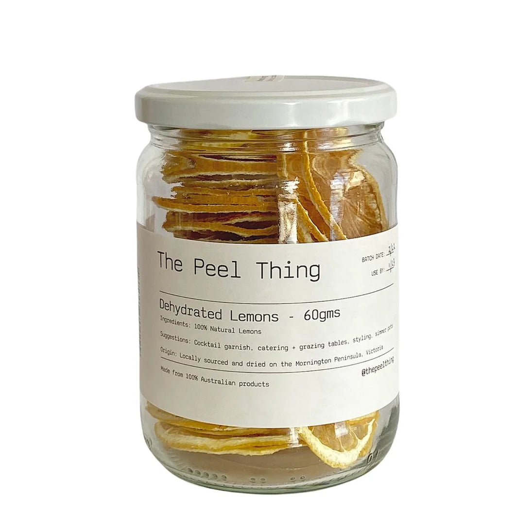 Natural Lemon 250gm jar by The Peel Thing