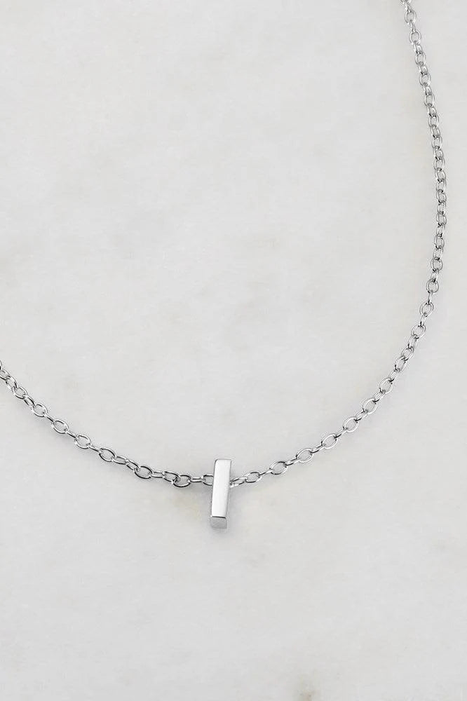 Letter Necklace I by Zafino- Silver