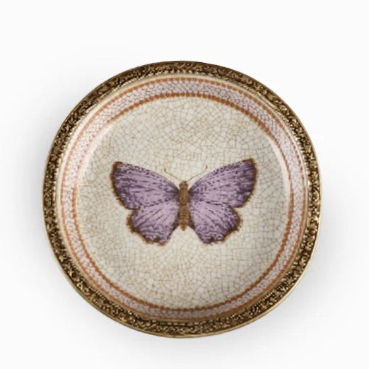Lilac Butterfly Dish by Zjoosh