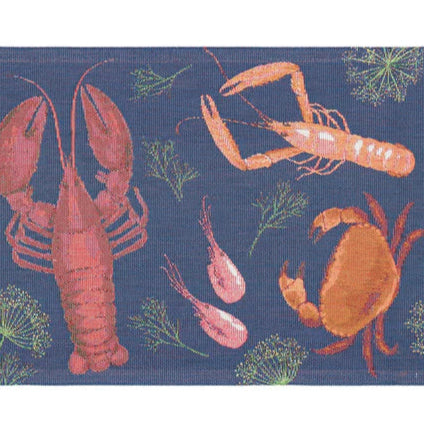 Skaldjursfest Place Mat 35x48 by Ekelund