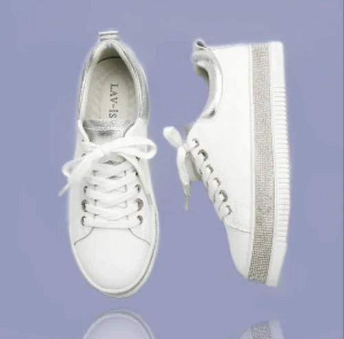 Lux sneaker by LaVish - White