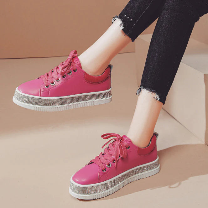 Lux sneaker by LaVish - Hot pink