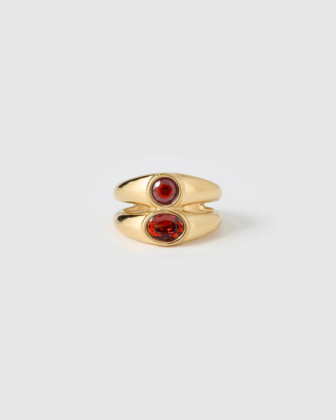 Mali Gold Ring by Arms of Eve - Ruby