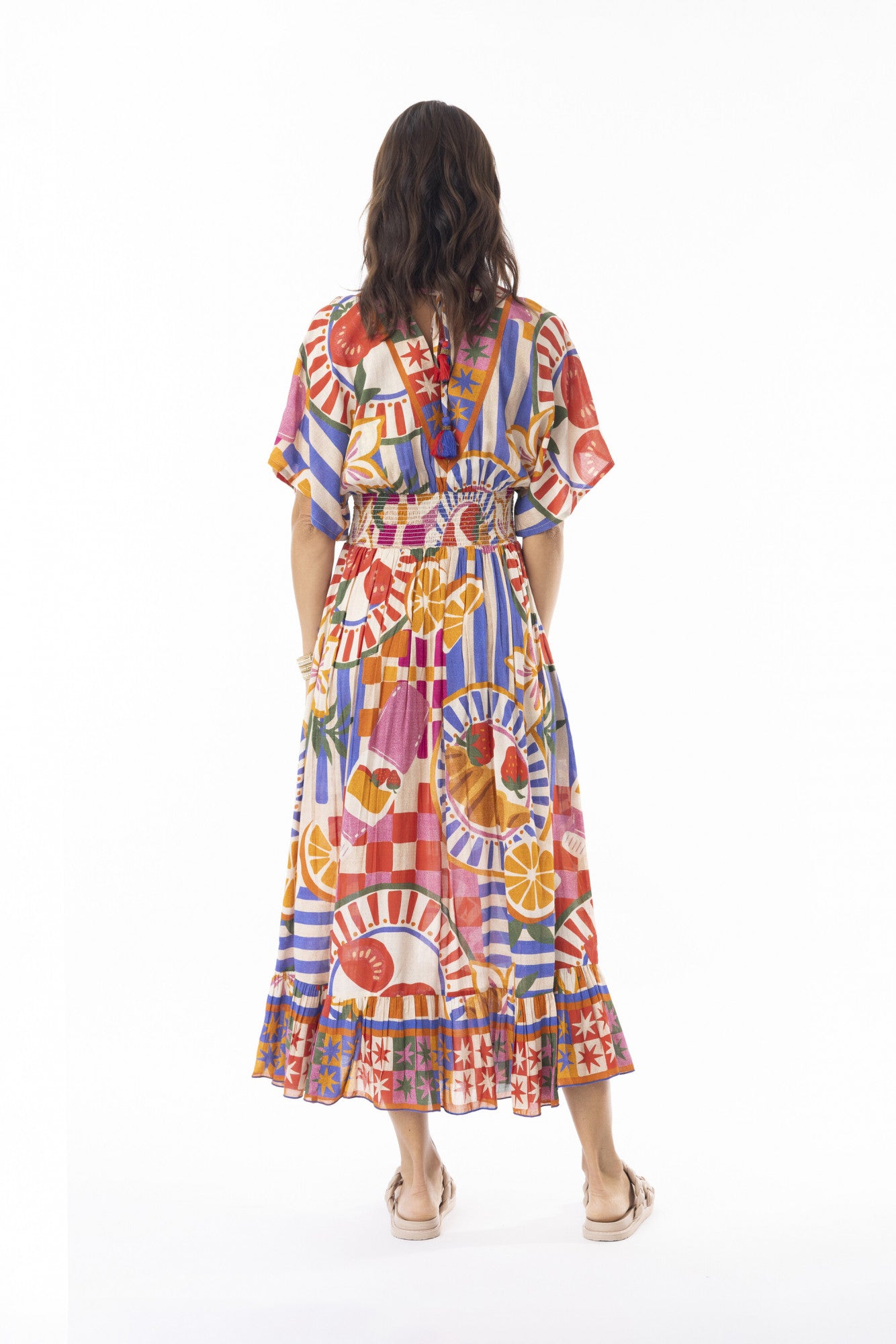 Marcella Dress Shirred Waist by Escape